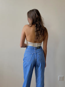 80s indigo jeans
