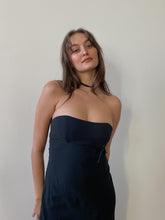 Load image into Gallery viewer, 80s strapless cocktail dress