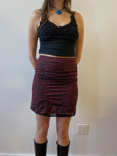 Load image into Gallery viewer, 90s sangria mini skirt