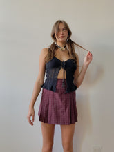 Load image into Gallery viewer, 90s plaid mini skirt