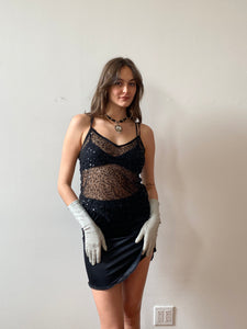 sweetheart sequin tank