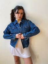 Load image into Gallery viewer, 90s dark wash denim jacket
