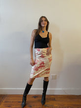 Load image into Gallery viewer, 90s toile midi skirt