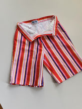 Load image into Gallery viewer, 80s candy stripe denim short