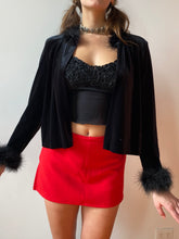 Load image into Gallery viewer, 80s velvet cardigan