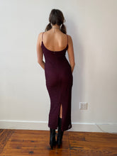 Load image into Gallery viewer, 90s femme fatale midi dress