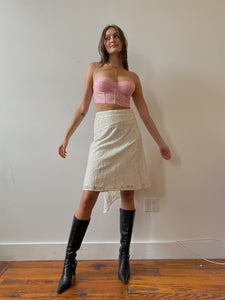 wildflower lace skirt