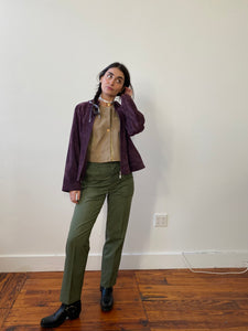 90s purple suede jacket