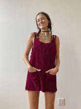 Load image into Gallery viewer, cherry wine corduroy mini dress