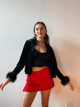 Load image into Gallery viewer, 90s cherry mid rise mini skirt