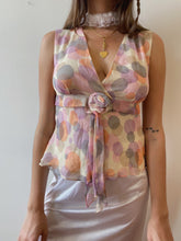 Load image into Gallery viewer, eyes of love silk tank