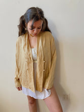 Load image into Gallery viewer, almond silk button down