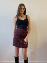 Load image into Gallery viewer, 90s sangria mini skirt