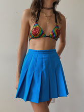 Load image into Gallery viewer, 80s electric tennis skirt