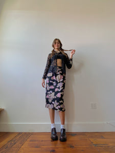 90s wallflower midi skirt