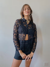 Load image into Gallery viewer, 90s dark angel lace top