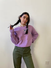 Load image into Gallery viewer, 80s lilac knit