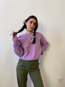 80s lilac knit
