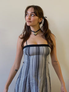 90s stripe dress
