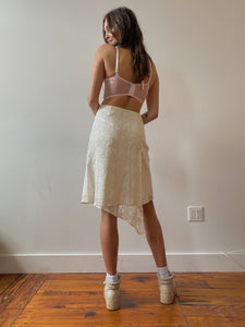 wildflower lace skirt