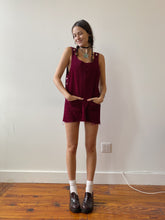 Load image into Gallery viewer, cherry wine corduroy mini dress