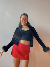 Load image into Gallery viewer, 80s velvet cardigan