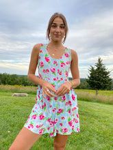 Load image into Gallery viewer, 90s rose romper