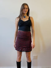 Load image into Gallery viewer, 90s sangria mini skirt
