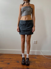 Load image into Gallery viewer, cyber girl puffer mini skirt