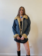 Load image into Gallery viewer, y2k fur trim jacket