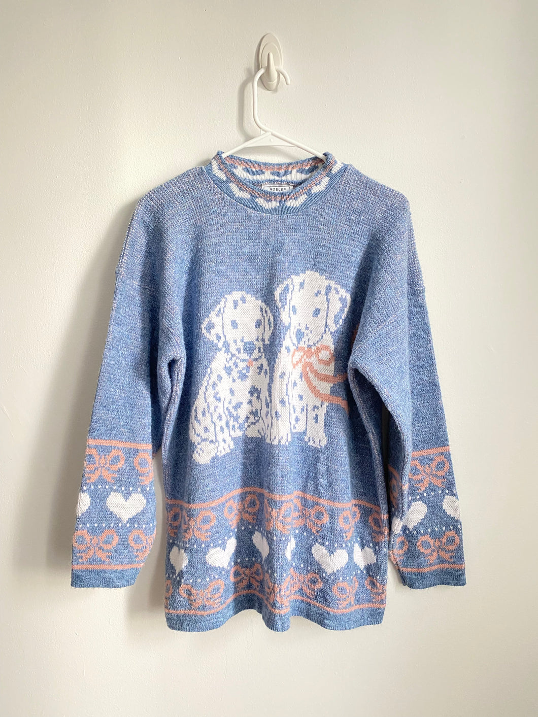 80s Dalmatian knit