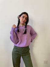 Load image into Gallery viewer, 80s lilac knit
