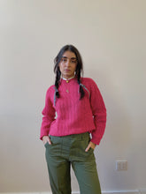 Load image into Gallery viewer, raspberry wool knit