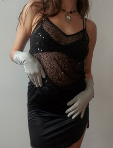 sweetheart sequin tank